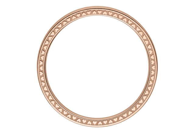 Gravure op de zijkant van de ringen