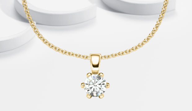 Diamanten kettingen met hanger | acredo