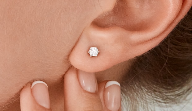 Diamanten oorbellen en oorbellen | acredo