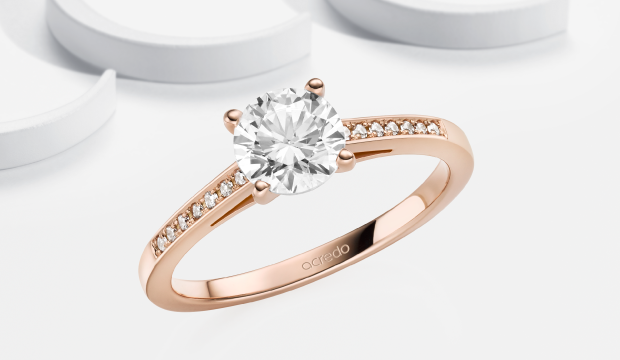 Verlovingsringen in roodgoud