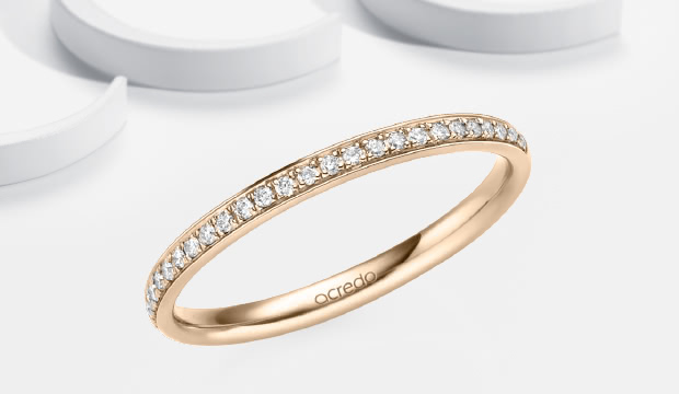 Memoire ringen in signature goud  | acredo