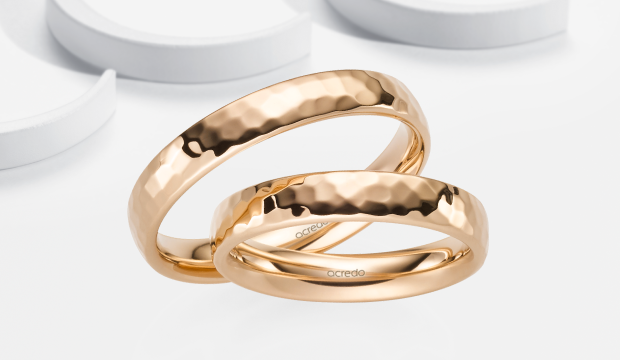 Hammered wedding bands | acredo